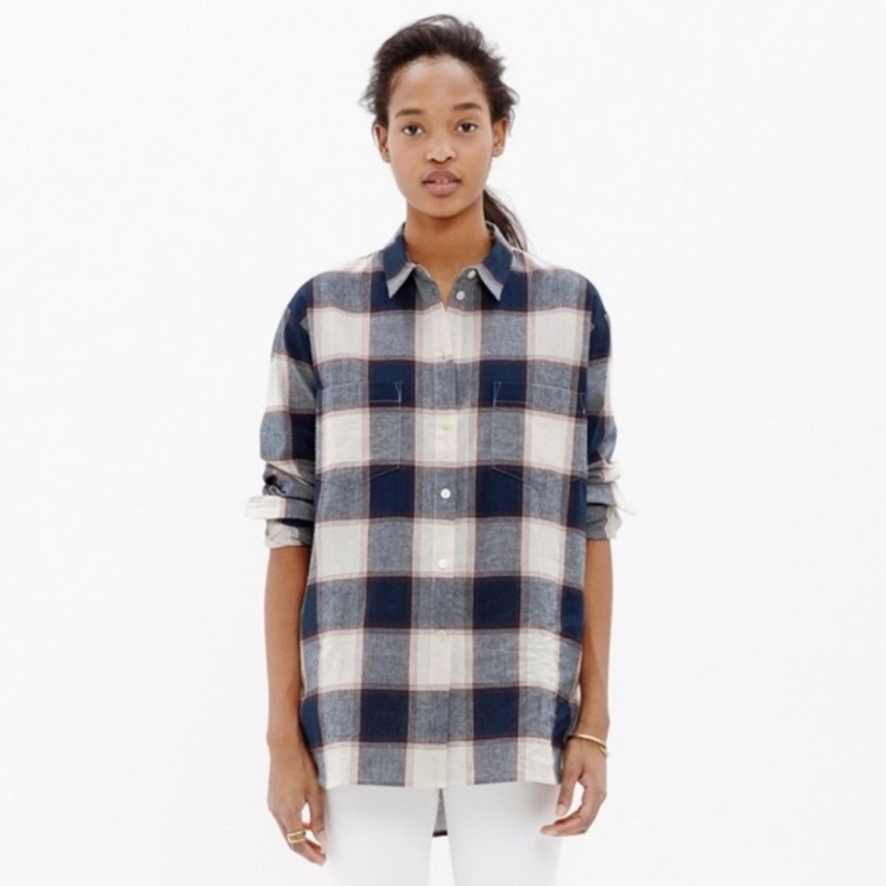 Madewell boyfriend shirt